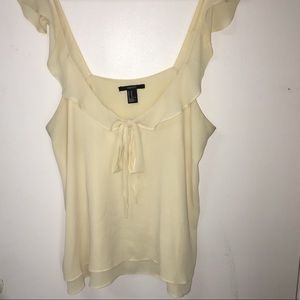 FOREVER 21 tank top (yellow)
